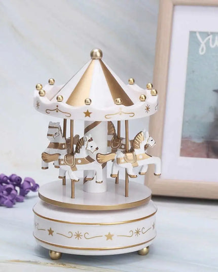 Holiday Carousel Music Box