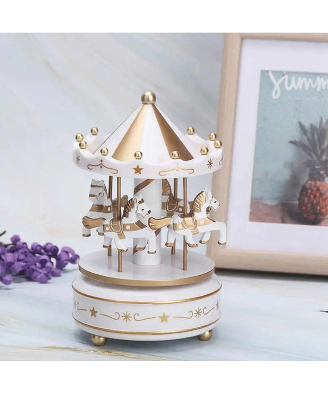 Holiday Carousel Music Box