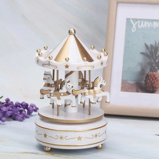 Holiday Carousel Music Box