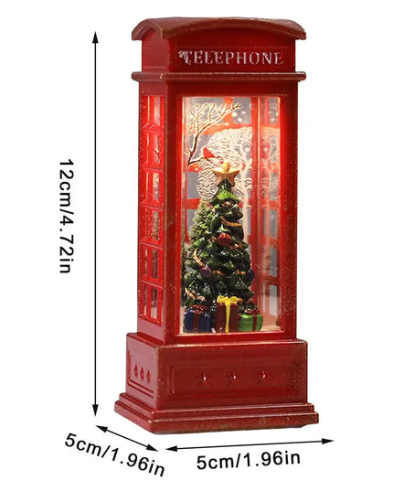 Luminous Telephone Booth Creative Night Light