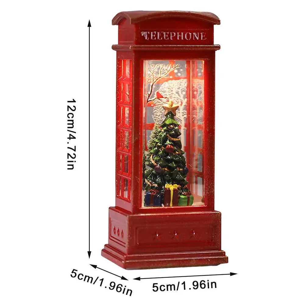 Luminous Telephone Booth Creative Night Light