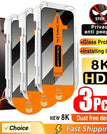 For iPhone 16Pro Max / 3Pcs Anti-spy Glass