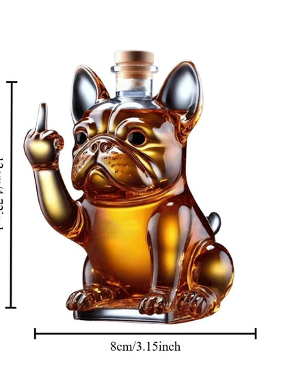 Whiskey Bottle Middle Finger Turtle