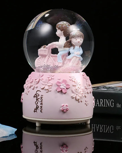 Enchanted Love Snow Globe