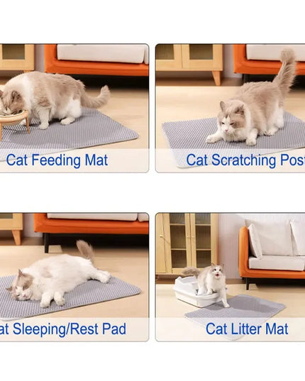 Waterproof Double Layer Cat Litter Trapping Mat