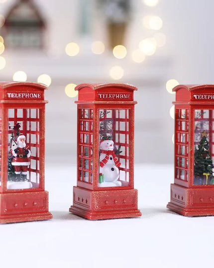 Luminous Telephone Booth Creative Night Light