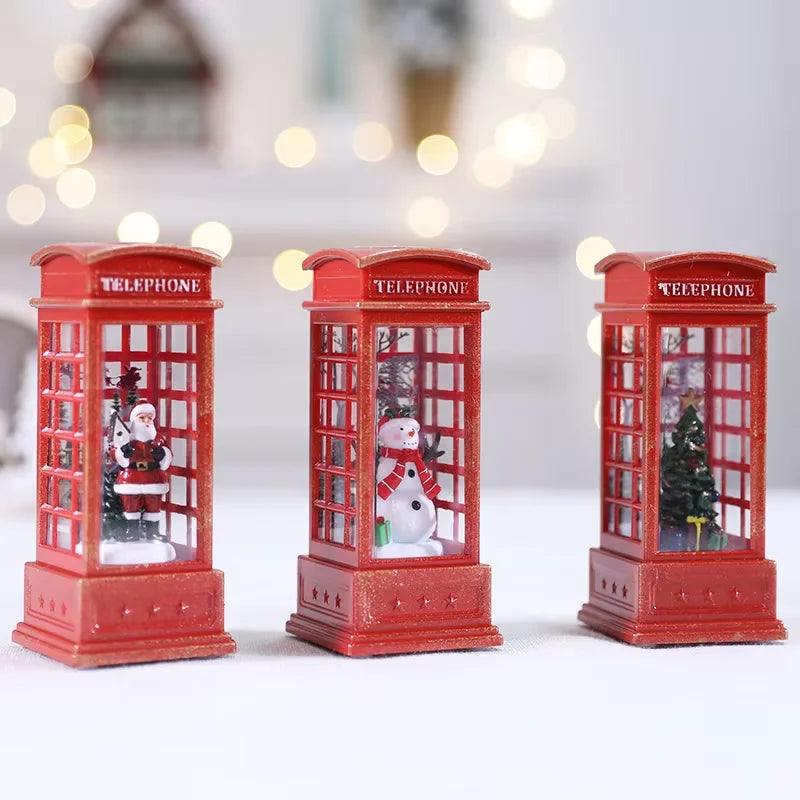 Luminous Telephone Booth Creative Night Light