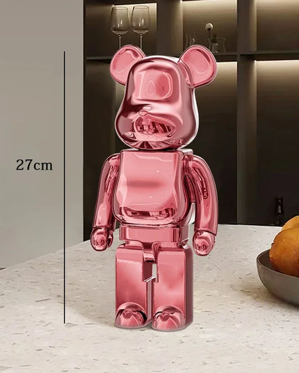 Graffiti Bear Statue Paint Block
