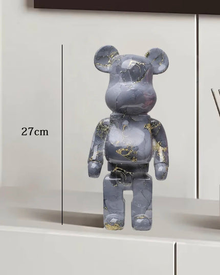 Graffiti Bear Statue Paint Block