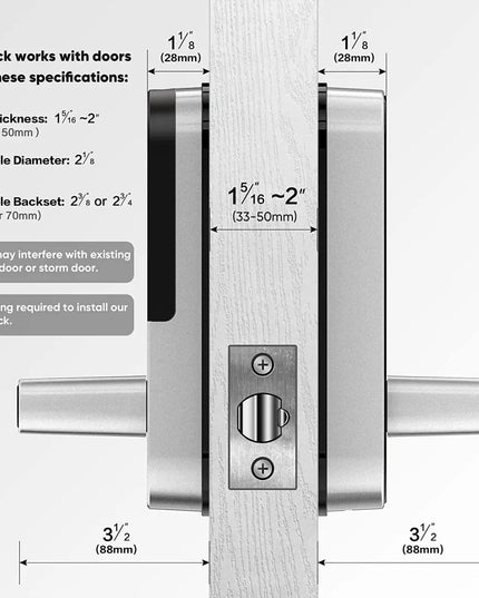 WiFi Smart Biometric Fingerprint Door Lock