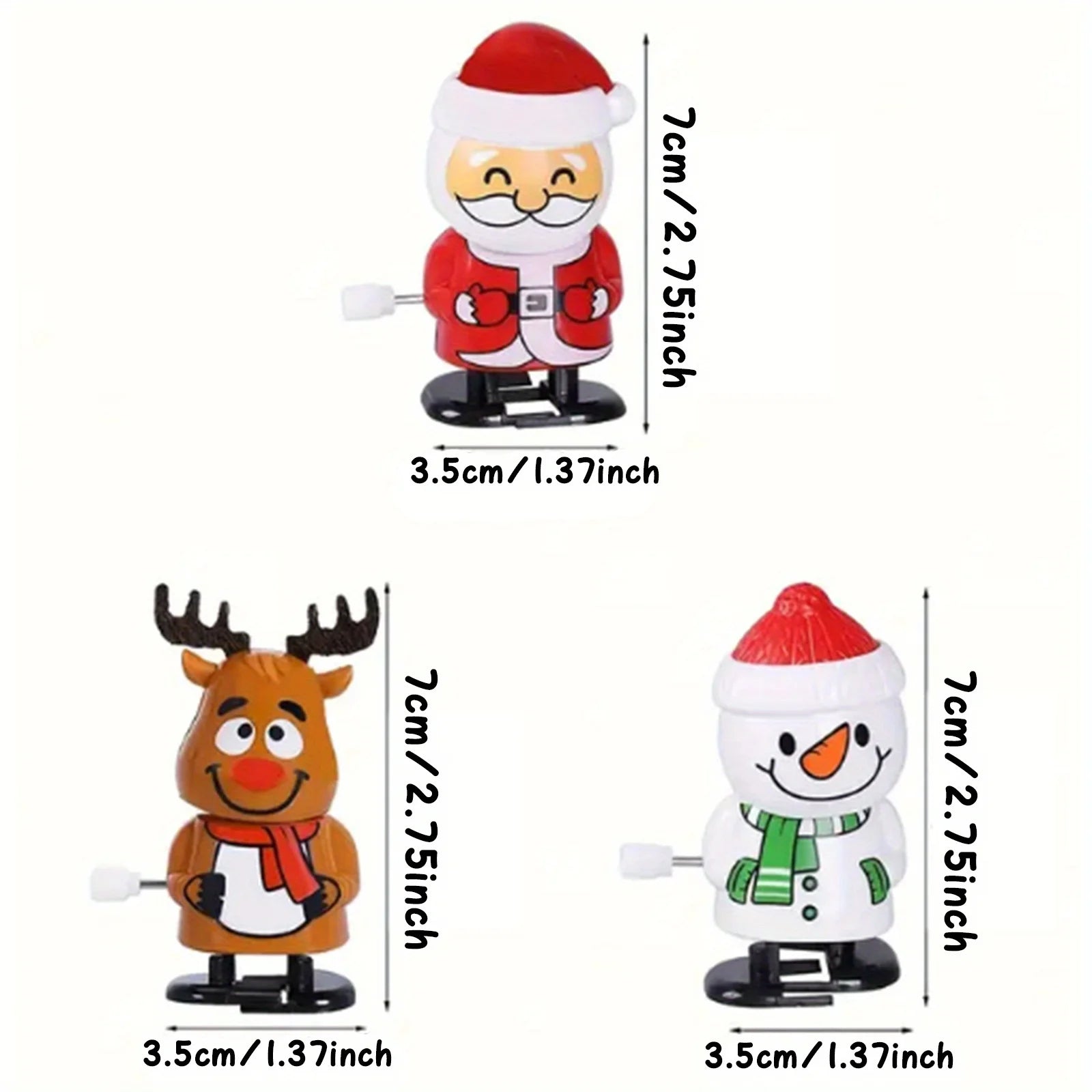 Whimsical Wonderland Wind-Ups: Festive Jumping & Walking Figurines