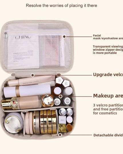 Large Capacity Luxury Makeup Bag