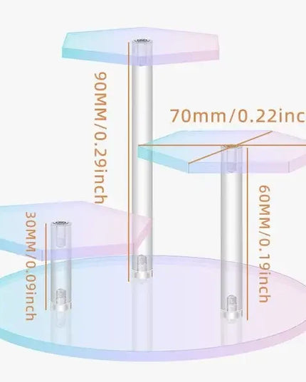 Dazzling Colorful Acrylic Display Rack