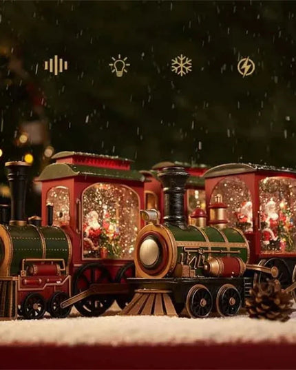 2025 Enchanted Christmas Express Illuminated Musical Train Ornament