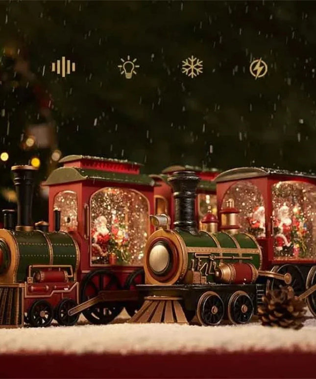 2025 Enchanted Christmas Express Illuminated Musical Train Ornament