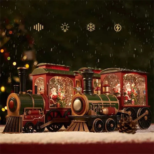 2025 Enchanted Christmas Express Illuminated Musical Train Ornament