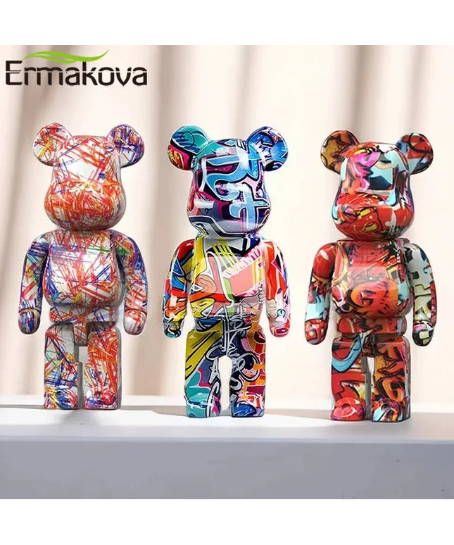 Graffiti Bear Figurine