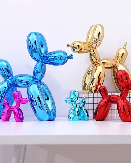 Resin Balloon Dog Sculpture