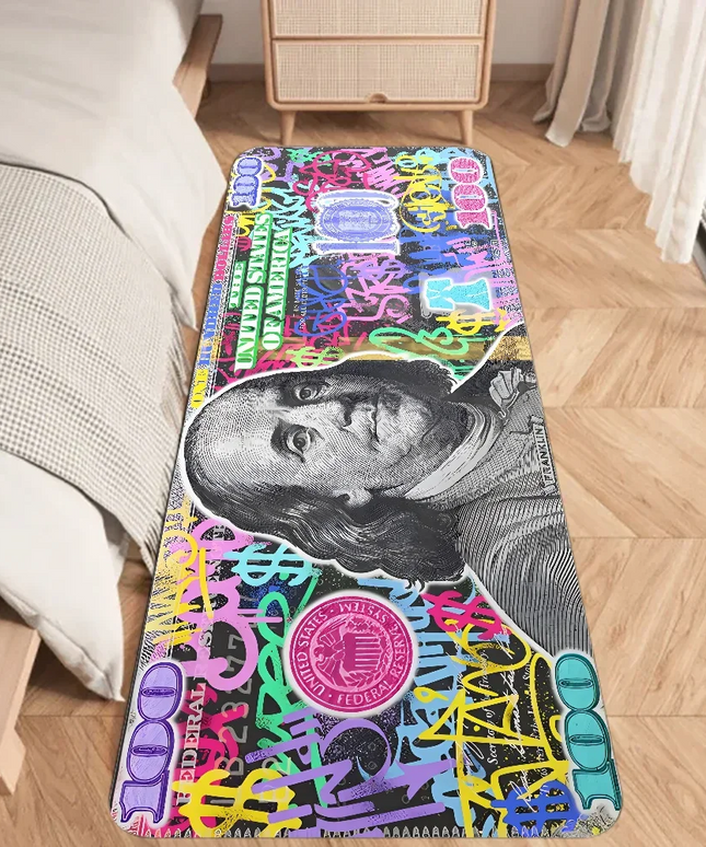 Dollar Money Floor Mat Graphic