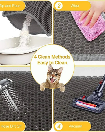 Waterproof Double Layer Cat Litter Trapping Mat