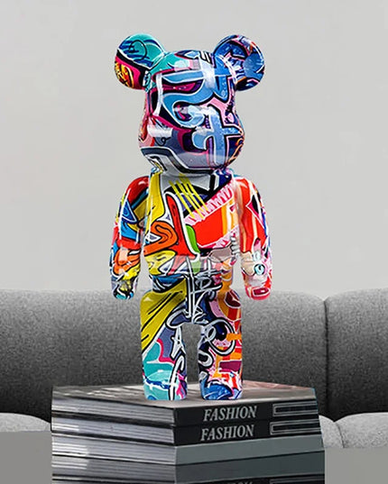 Graffiti Bear Figurine
