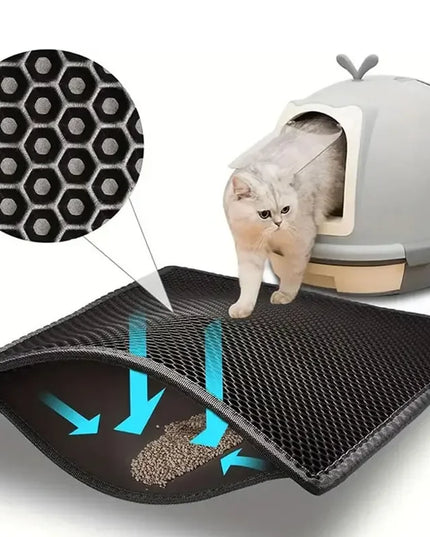 Waterproof Double Layer Cat Litter Trapping Mat