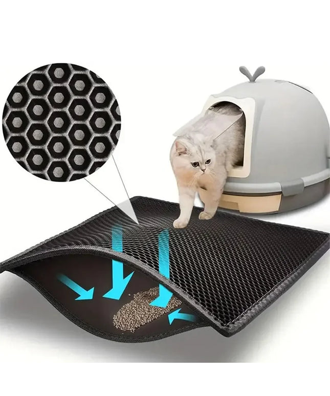 Waterproof Double Layer Cat Litter Trapping Mat