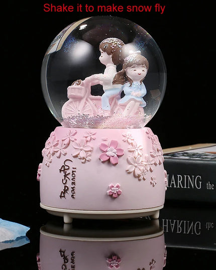 Enchanted Love Snow Globe