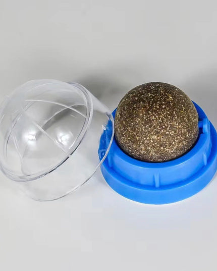 Natural Mint Grass Spinning Ball For Cats