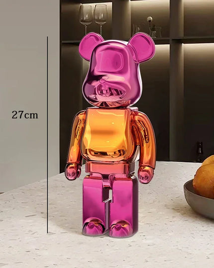 Graffiti Bear Statue Paint Block