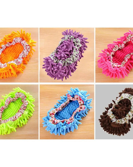 Coral Fleece Mop Shoe Cover