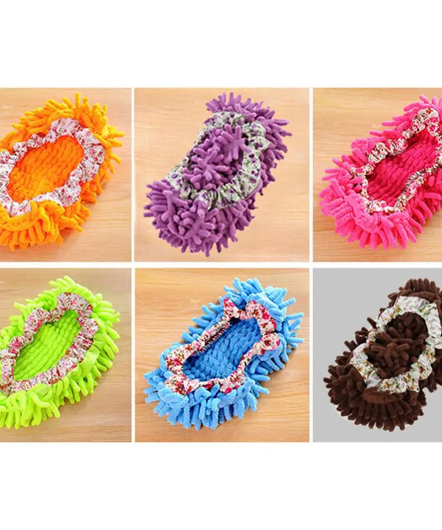 Coral Fleece Mop Shoe Cover
