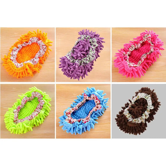 Coral Fleece Mop Shoe Cover