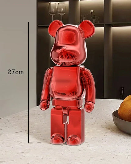Graffiti Bear Statue Paint Block