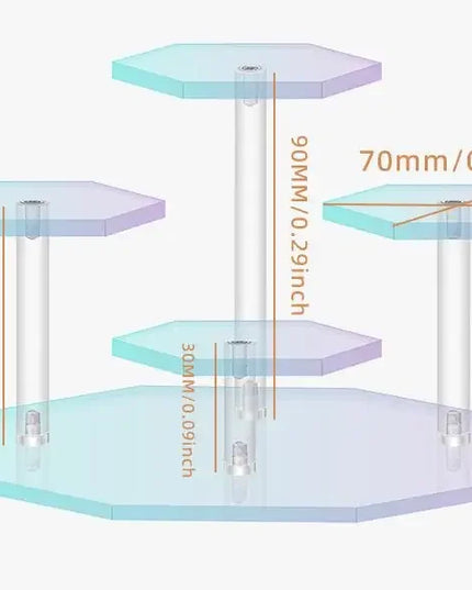Dazzling Colorful Acrylic Display Rack