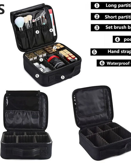 Professional Large Capacity Cosmetic &amp; Tool Case