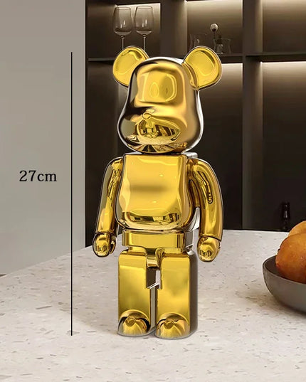 Graffiti Bear Statue Paint Block
