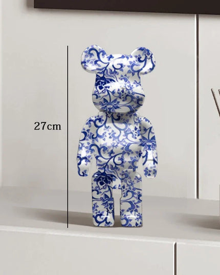 Graffiti Bear Statue Paint Block