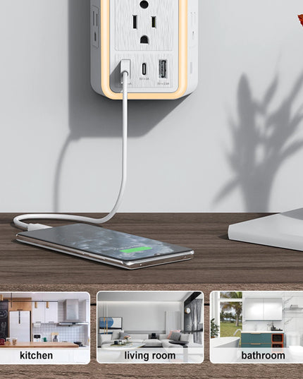 USB Wall Charger Surge Protector