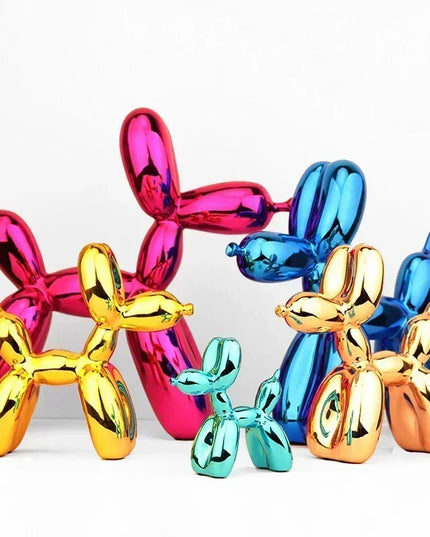 Resin Balloon Dog Sculpture