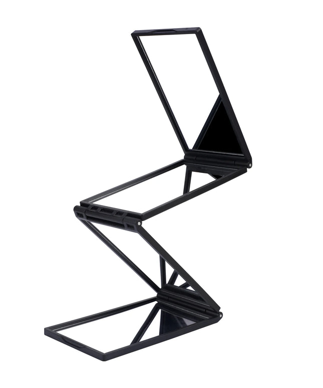 Foldable beauty mirror