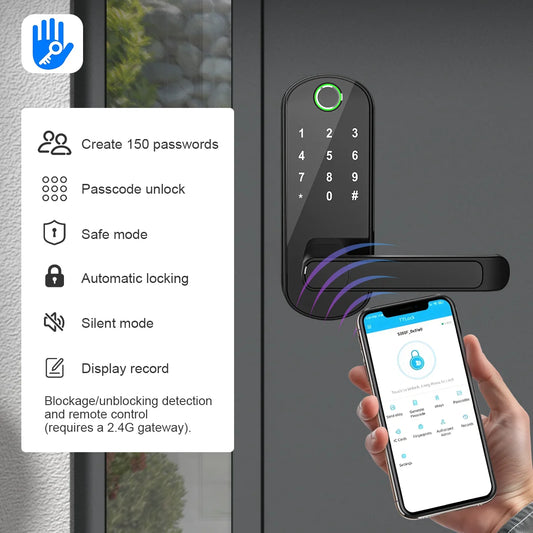 WiFi Smart Biometric Fingerprint Door Lock