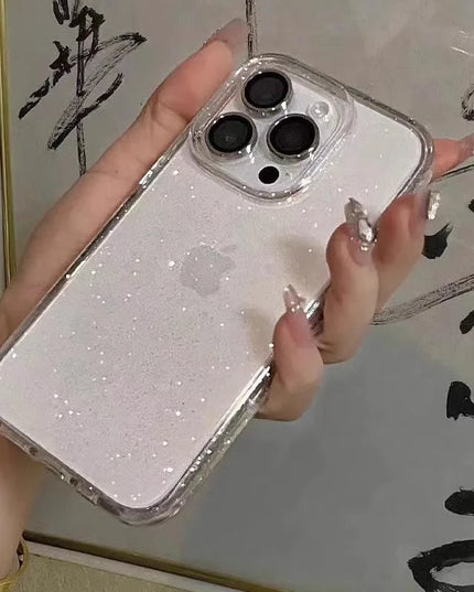 Luxury Clear Glitter Case For iPhone
