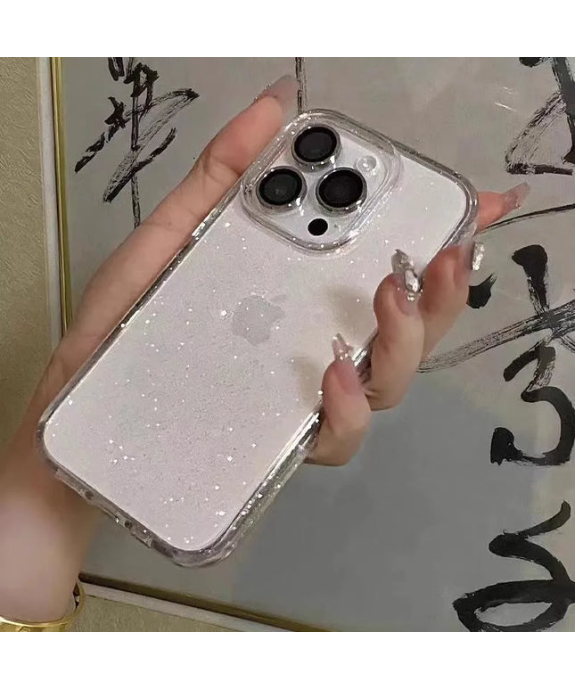 Luxury Clear Glitter Case For iPhone