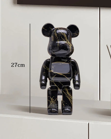 Graffiti Bear Statue Paint Block