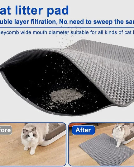 Waterproof Double Layer Cat Litter Trapping Mat