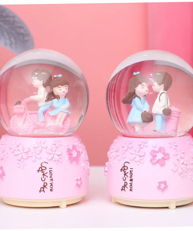 Enchanted Love Snow Globe