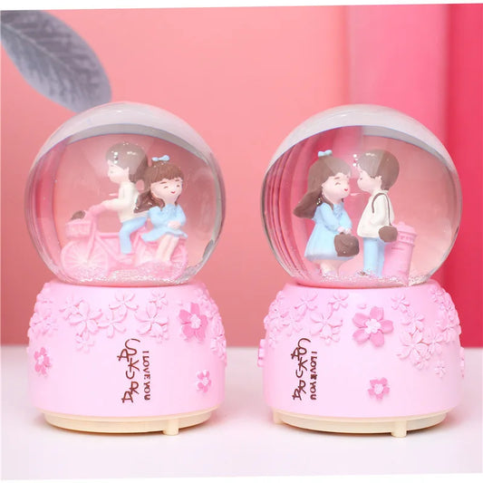 Enchanted Love Snow Globe