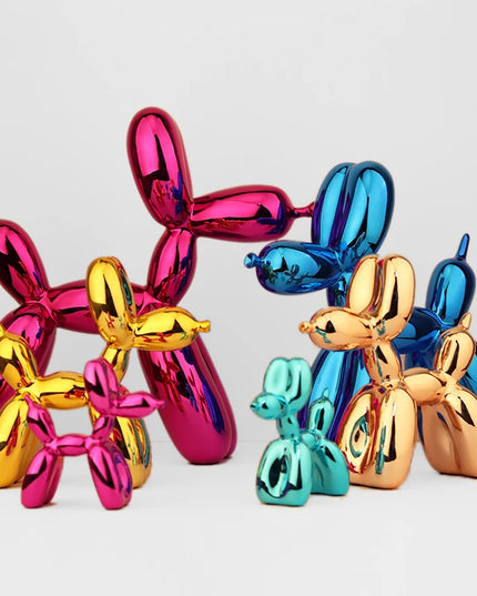 Resin Balloon Dog Sculpture