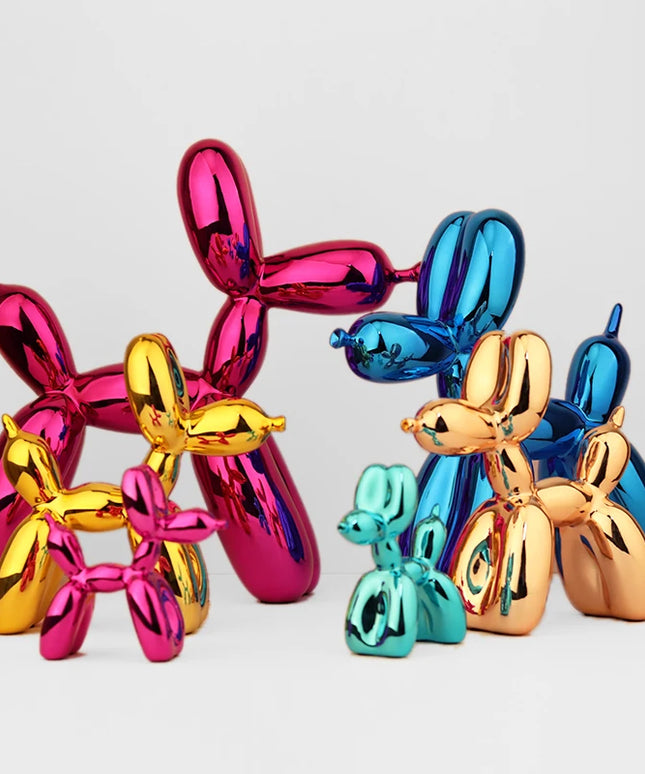 Resin Balloon Dog Sculpture
